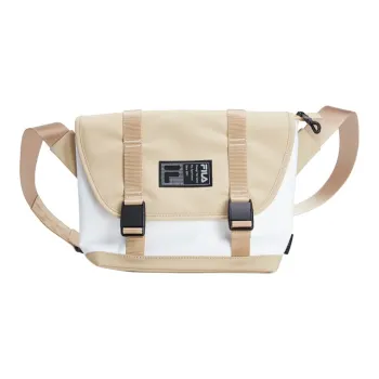 FILA FUSION Fabric Crossbody Bag, Shoulder Bag Unisex White