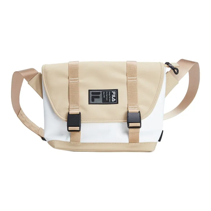 FILA FUSION Fabric Crossbody Bag, Shoulder Bag Unisex White-0