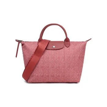LONGCHAMP Fabric One Shoulder Handbags Women's Antique Pink