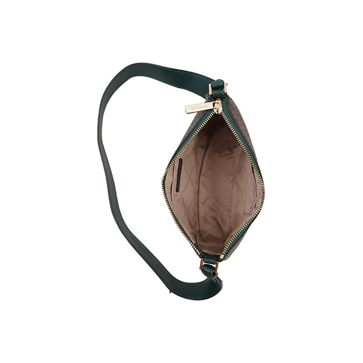 MICHAEL KORS MICHAEL KORS Handbag Collection Jet Set PVC Portable Crossbody Bag Shoulder Bag Women's Brown & Green-4