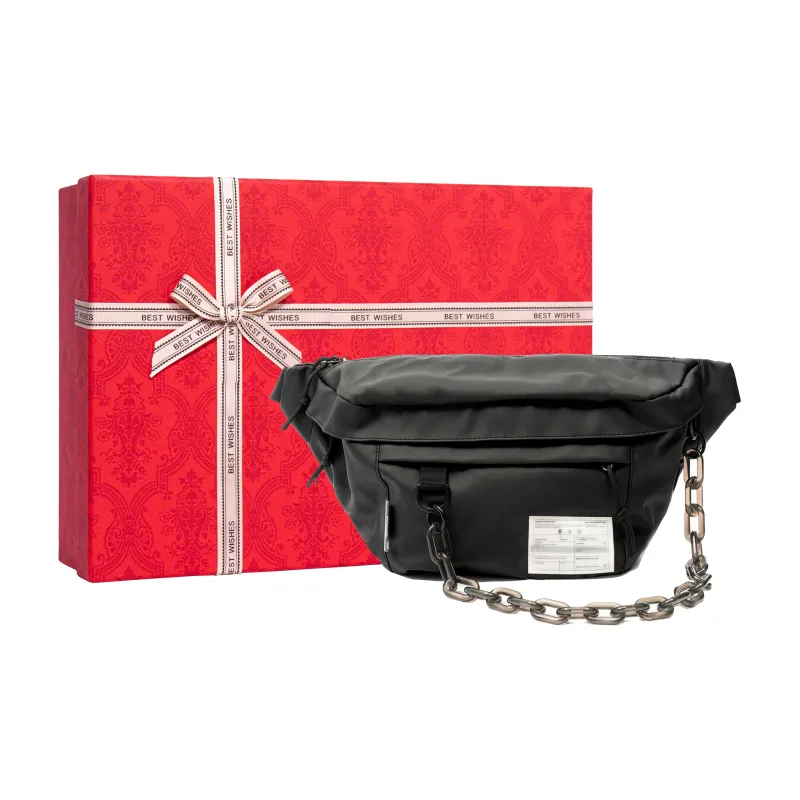 KILLWINNER Polyester Fanny Pack Shoulder Bag Crossbody Bag Medium Size Unisex Black-6