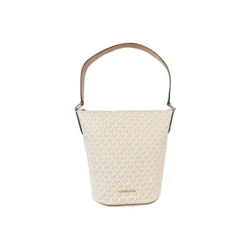 MICHAEL KORS MK Brooke Coated Canvas Bucket Bags Crossbody Bag Shoulder Bag Medium Size Women's Vanilla