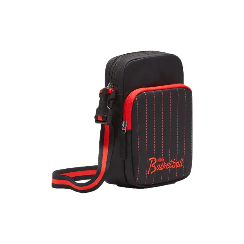 Nike Heritage Fabric Shoulder Bag Unisex Black-1