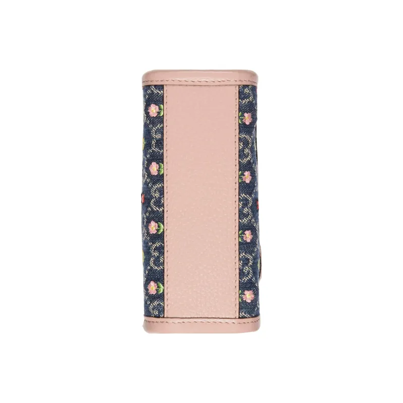 GUCCI Leather Tote Bag Shopping Bag Shoulder Bag Crossbody Bag Handbags Mini Women's Blue/Pink/Multicolor-6