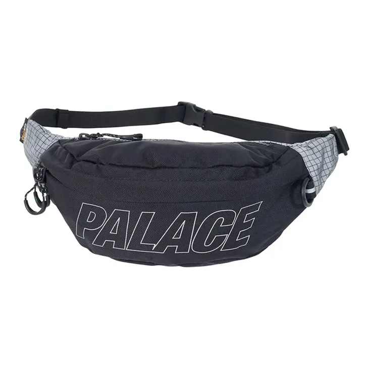 PALACE Nylon Fabric Crossbody Bags Fanny Pack Regular Unisex Black-2