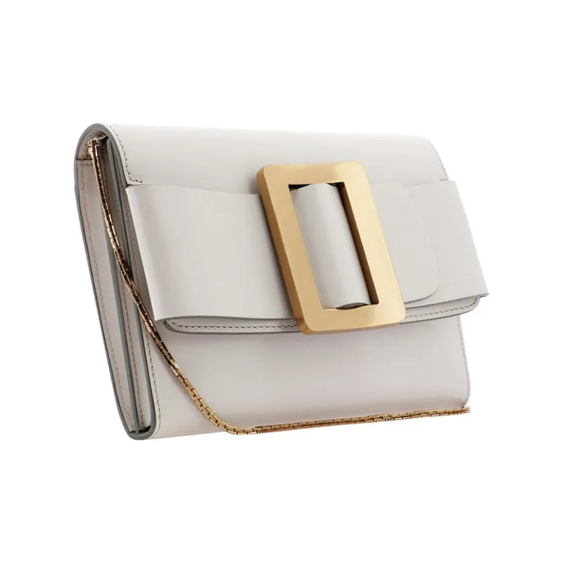 BOYY Cow Leather Clutches Wallets Women's Gray-1