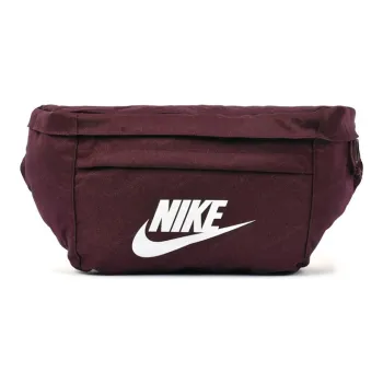 Nike Polyester Crossbody Bag, Fanny Pack Small Size Unisex Burgundy