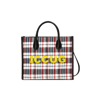 GUCCI Nylon Raffia Tote, Shoulder Bag, Crossbody Bag, Handbag Small Size Women's Blue/White
