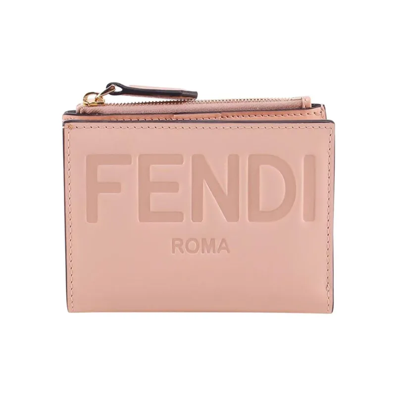 FENDI Leather Wallet Women's Pink-0