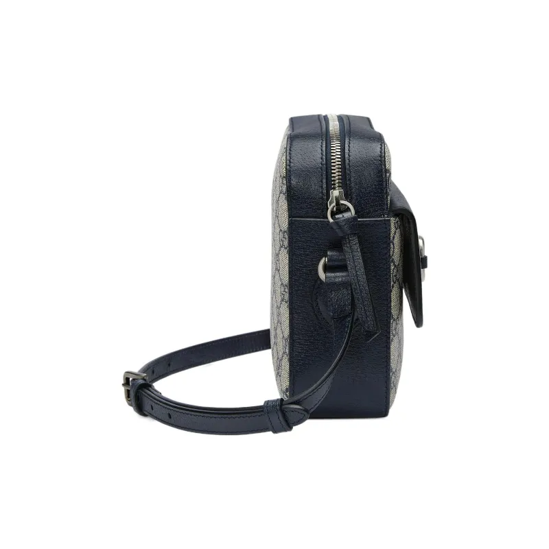 GUCCI Canvas With Leather Camera Bag, Crossbody Bag, Shoulder Bag Women's-3