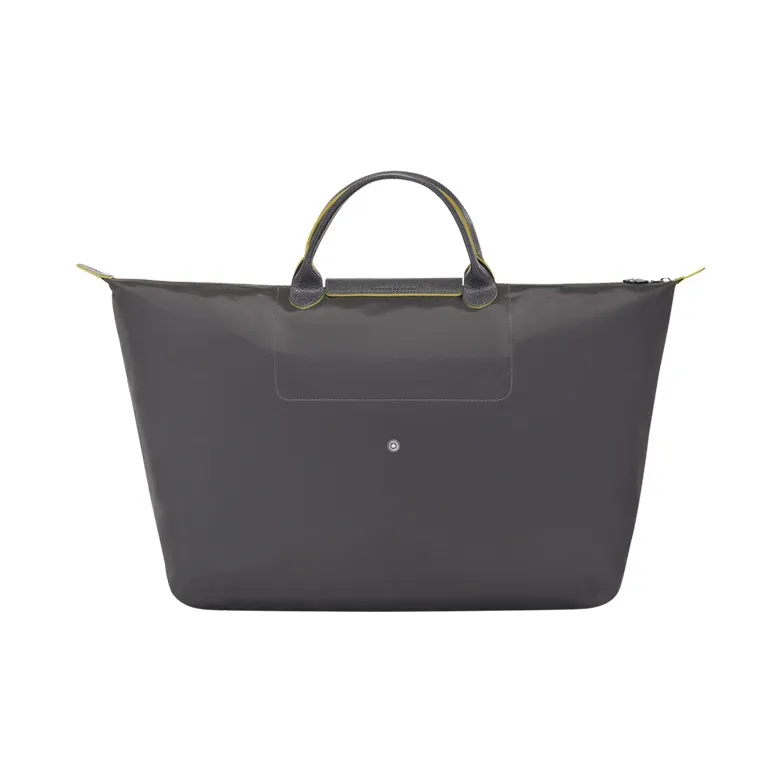 LONGCHAMP Le Pliage Nylon Fabric Dumpling Bag Travel Bag Handbag Shoulder Bag Unisex Metal Gray-1