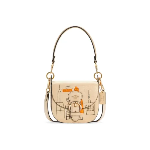 Jean-michel Basquiat X COACH Kleo Shoulder Bags