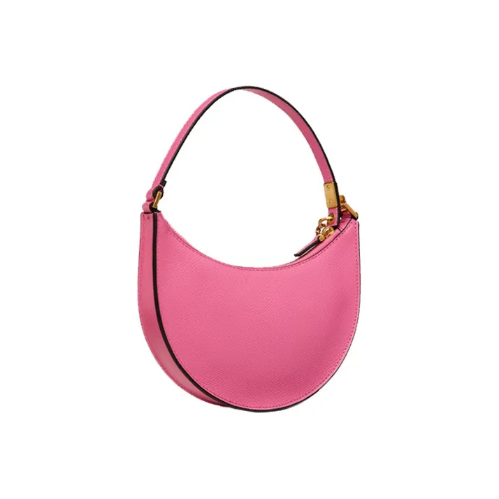 Valentino Vlogo Grained Calfskin HOBO Bag Shoulder Bags Handbags Mini Women's Pink-2