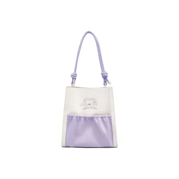 Sound For Life PU Tote Bag Shopping Bag Commute Bag Shoulder Bag Women's Purple/brown