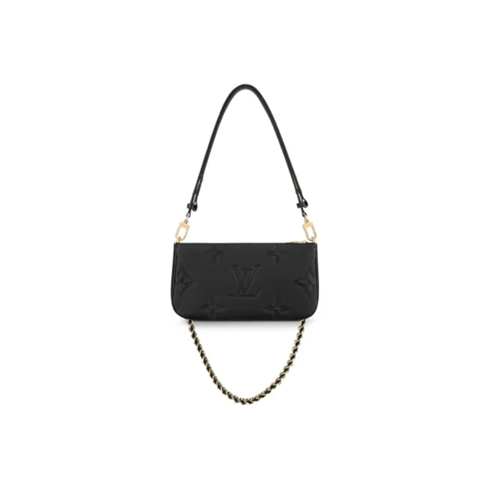 LOUIS VUITTON Multi Pochette Monogram Empreinte Black-2