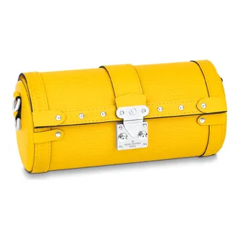 LOUIS VUITTON Papillon Trunk Epi Yellow