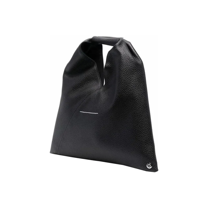 MM6 Maison Margiela Stitched Calfskin Handbag Women's Black-1