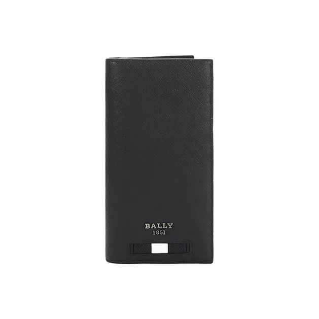 BALLY Coin Purse Clutch Wallet Men's Black-0