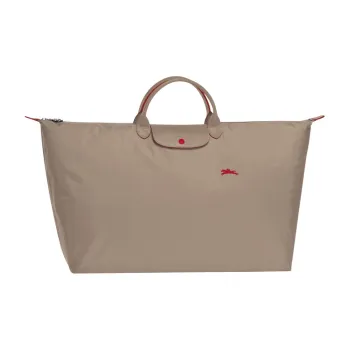 LONGCHAMP Le Pliage Club Polyamide Canvas Handbag Unisex Brown