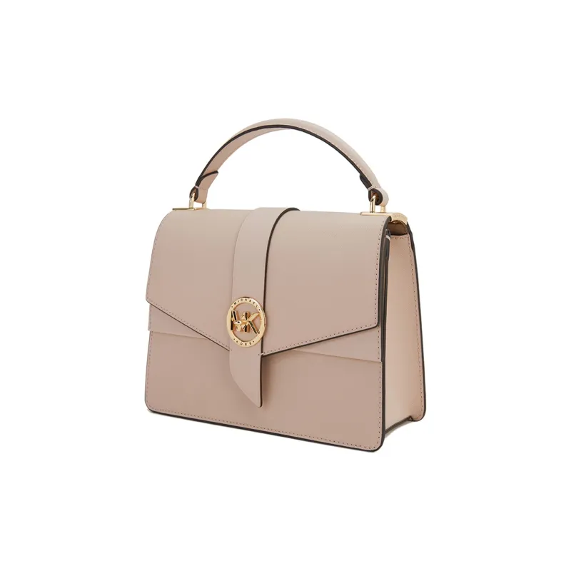 MICHAEL KORS Greenwich Leather Handbag, Shoulder Bag, Crossbody Bag Women's Pink-1