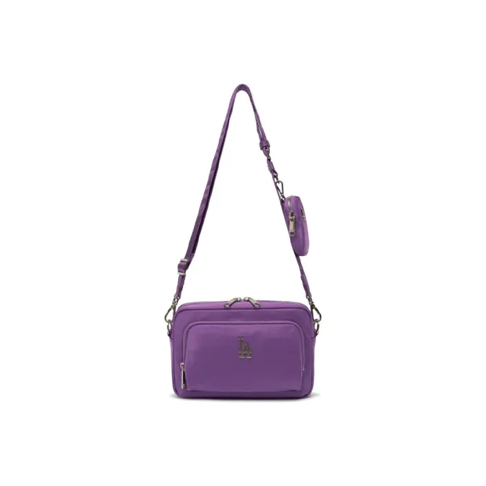 MLB Nylon Fabric Combo Bag Camera Bag Shoulder Bag Crossbody Bag Regular Unisex Violet-2