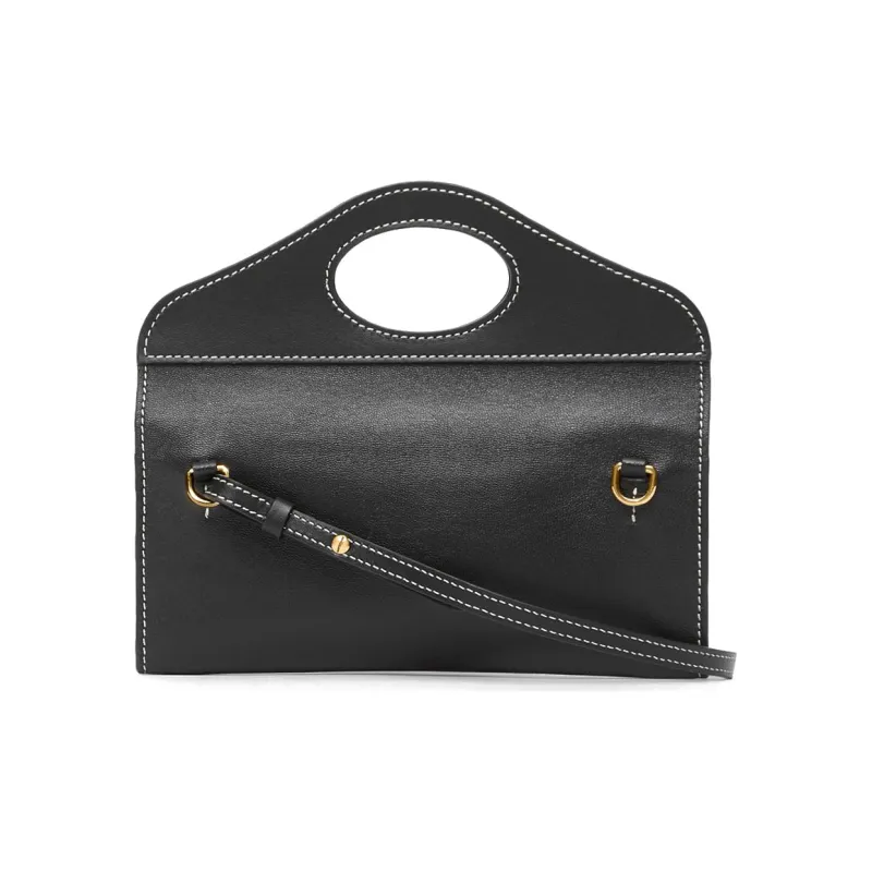 Burberry Pocket Bag Sheepskin Tote Bag Shopping Bag Handbag Shoulder Bag Crossbody Bag Clutch Mini Unisex Black-3