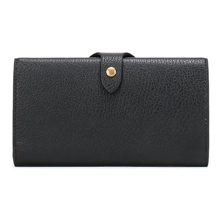 Burberry Leather Wallet Women's Black-1