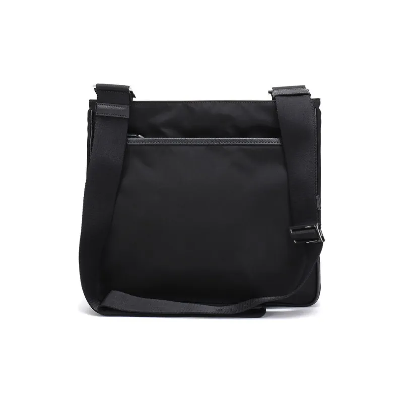 PRADA Nylon Fabric Messenger Bag Shoulder Bag Crossbody Bag Men's Black-1