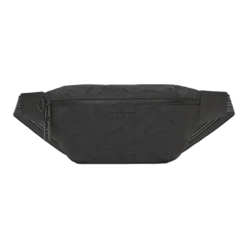 Burberry Polyester One Shoulder Crossbody Bag Sling Bag Fanny Pack Regular Men's Black