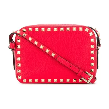 Valentino Cow Leather Crossbody Bag Regular Women's Red