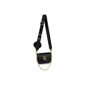 LOUIS VUITTON New Wave Multi Pochette Crossbody Bag With Removable Coin Purse
