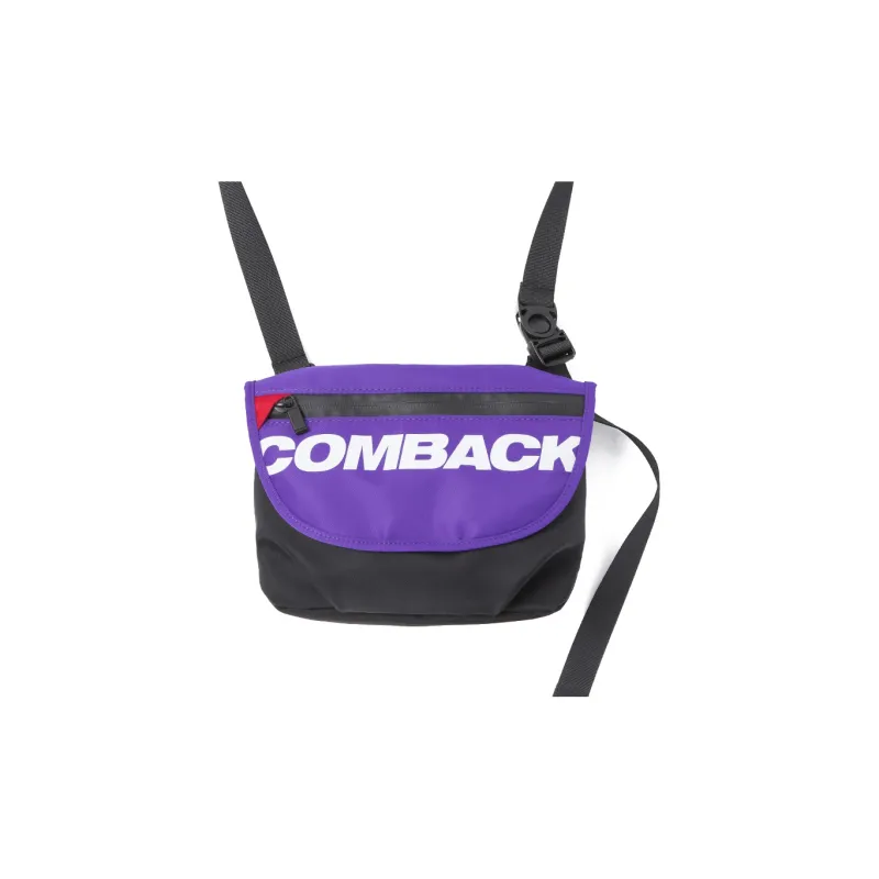 COMBACK Polyamide Crossbody Bag Trumpets Unisex Khaki Blue & Black Gray & Black Purple & Blue Green Patchwork-6