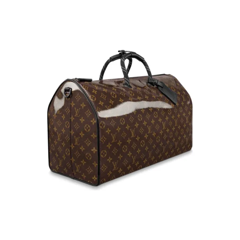 LOUIS VUITTON Keepall Bandouliere Monogram Glaze 50 Brown-2