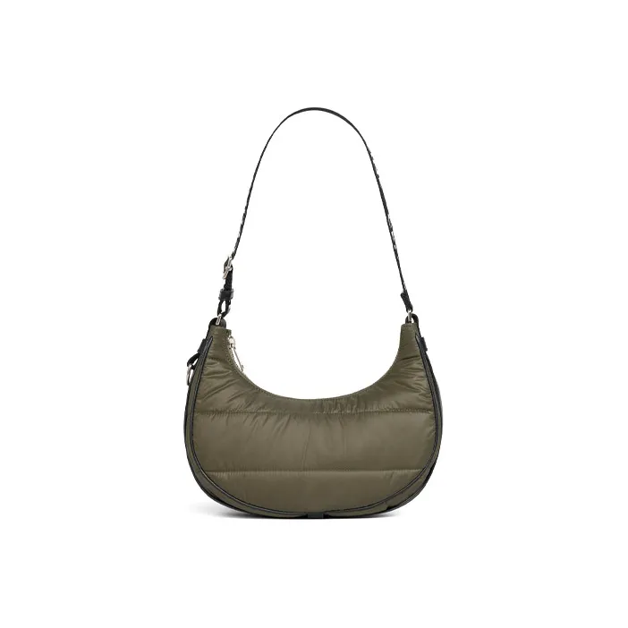CELINE AVA Polyamide Shoulder Bag Handbag Shoulder Bag Men's Khaki Green-0