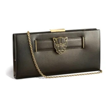 CARTIER PANTHÈRE Lambskin Shoulder Bag Crossbody Bag Women's Bronze