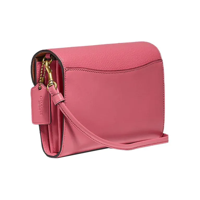 COACH Tabby Cow Leather Patchwork Leather Handbag Shoulder Bag Crossbody Bag Small Size Women's Pink-1