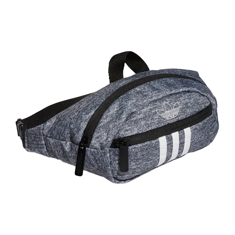 Adidas Originals Polyester Sling Bag Shoulder Bag Crossbody Bag Fanny Pack Unisex Gray-1
