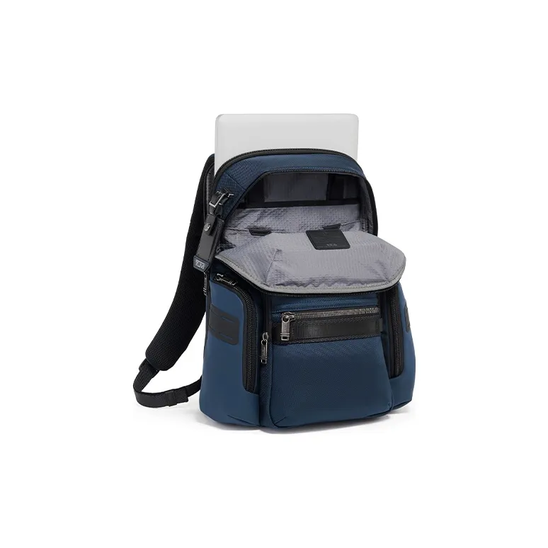 TUMI Alpha Bravo Nylon Backpack Regular Men's Blue-2