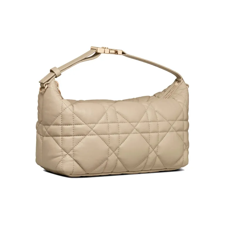 DIOR Cow Leather Clutch Medium Size Women's Natural-1
