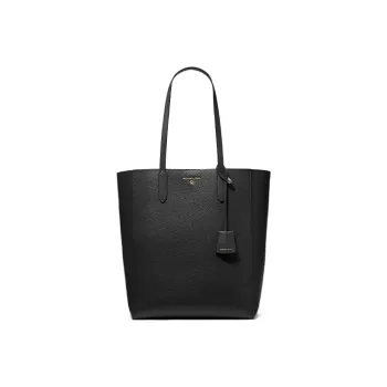 MICHAEL KORS Sinclair Cow Leather Tote Bag Shopping Bag Shoulder Bags Handbags Large Size Women's Black