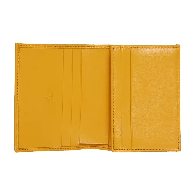 GUCCI Jackie 1961 Leather Clutch Wallet, Card Holder Small Size Women's Yellow-3
