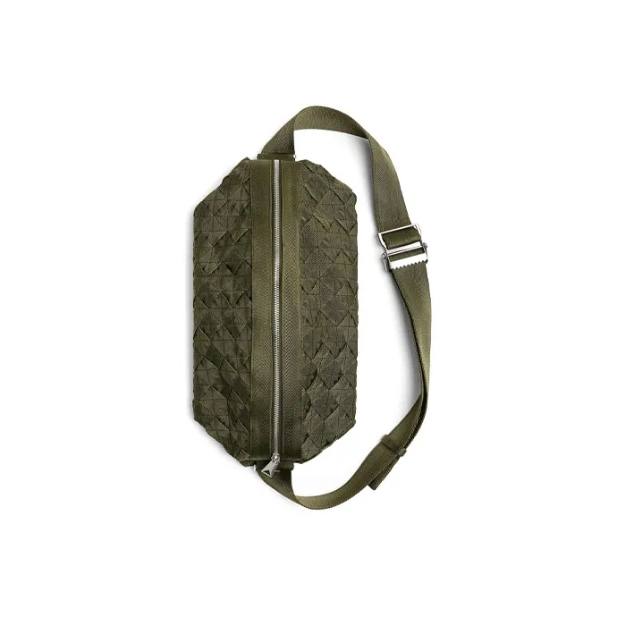 Bottega Veneta Fabric Fanny Pack Men's Green-2