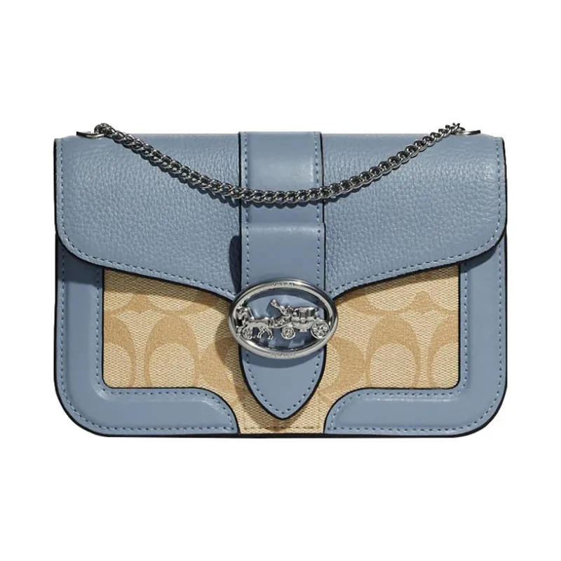 COACH Georgie Shoulder Bags-0