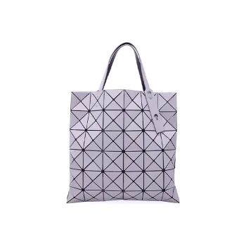 ISSEY MIYAKE PVC Tote Bag Shopping Bag Laptop Bags One Shoulder Handbags Medium Size Women's Violet