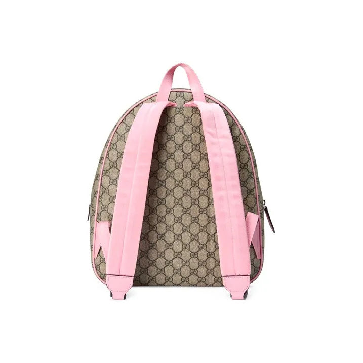 GUCCI Collaboration Canvas Backpack Kids' Ebony/Pink-6