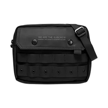 Subcrew Polyester Crossbody Bag Regular Unisex Black