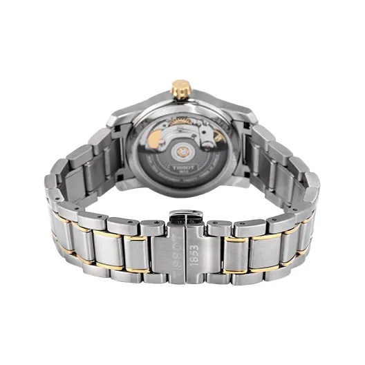 TISSOT Automatic Mechanical Movement Women's Watch Watch 32mm White Dial Titanium Watch Case Titanium Strap-2