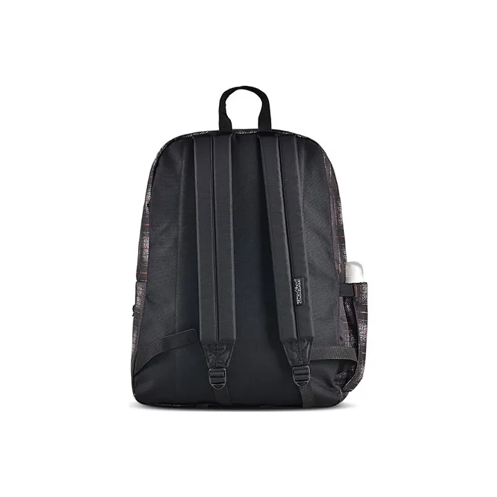 JanSport Polyester Backpack Regular Unisex 7X3 Black Plaid-3