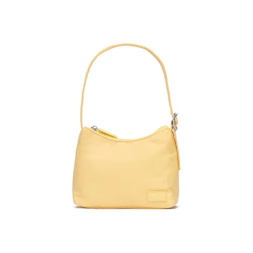 SILFEN Nylon Shoulder Bag Baguette Bag Shoulder Bag Regular Women's Lemon