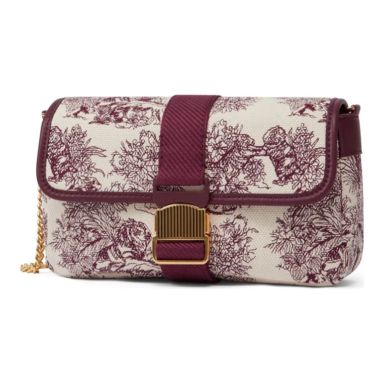 CHARLES&KEITH Embroidery Small Square Bag Shoulder Bag Regular Women's Multicolor-5